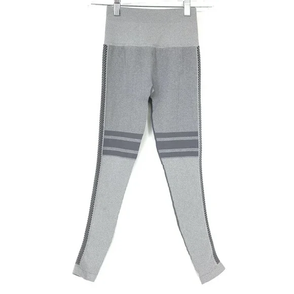 Bombshell Sportswear Women's Size XS Pro Seamless Leggings Gray - Picture 3 of 7